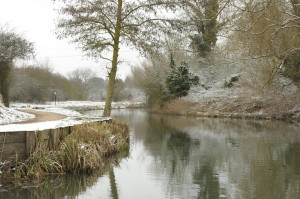 Winter River Scene
