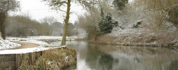 Winter River Scene